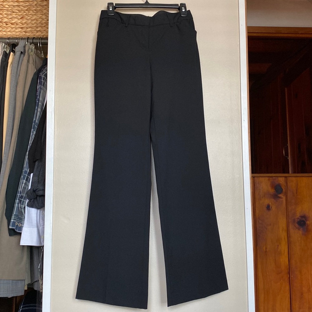 Express Design Studio Editor trouser pants. Black. Size 2R.